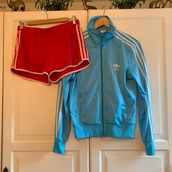 adidas Jackets & Blazers - 2-Pack! Adidas shorts & zip up